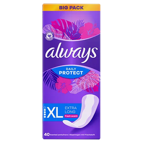 Always Slipeinlage Daily Protect Extra Long mit Frischeduft