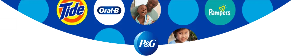 Banner for P&G privacy policy