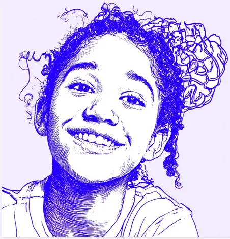 Illustrated persona showing Zoe's journey finding environmental fit as a neurodivergent student
