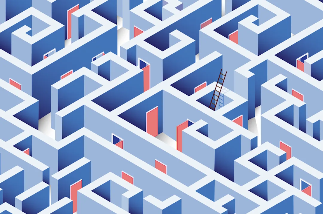 a maze 