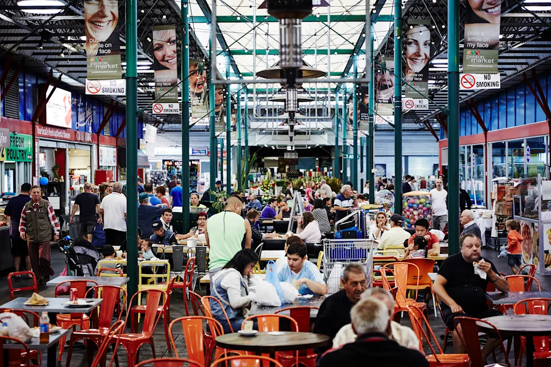 a picture of preston market