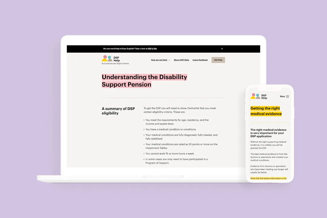 The redesign self service tool