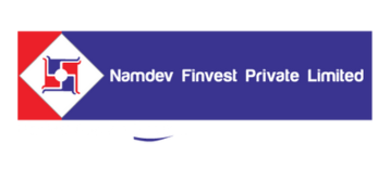 Namdev Finvest logo displayed in a white square. logo
