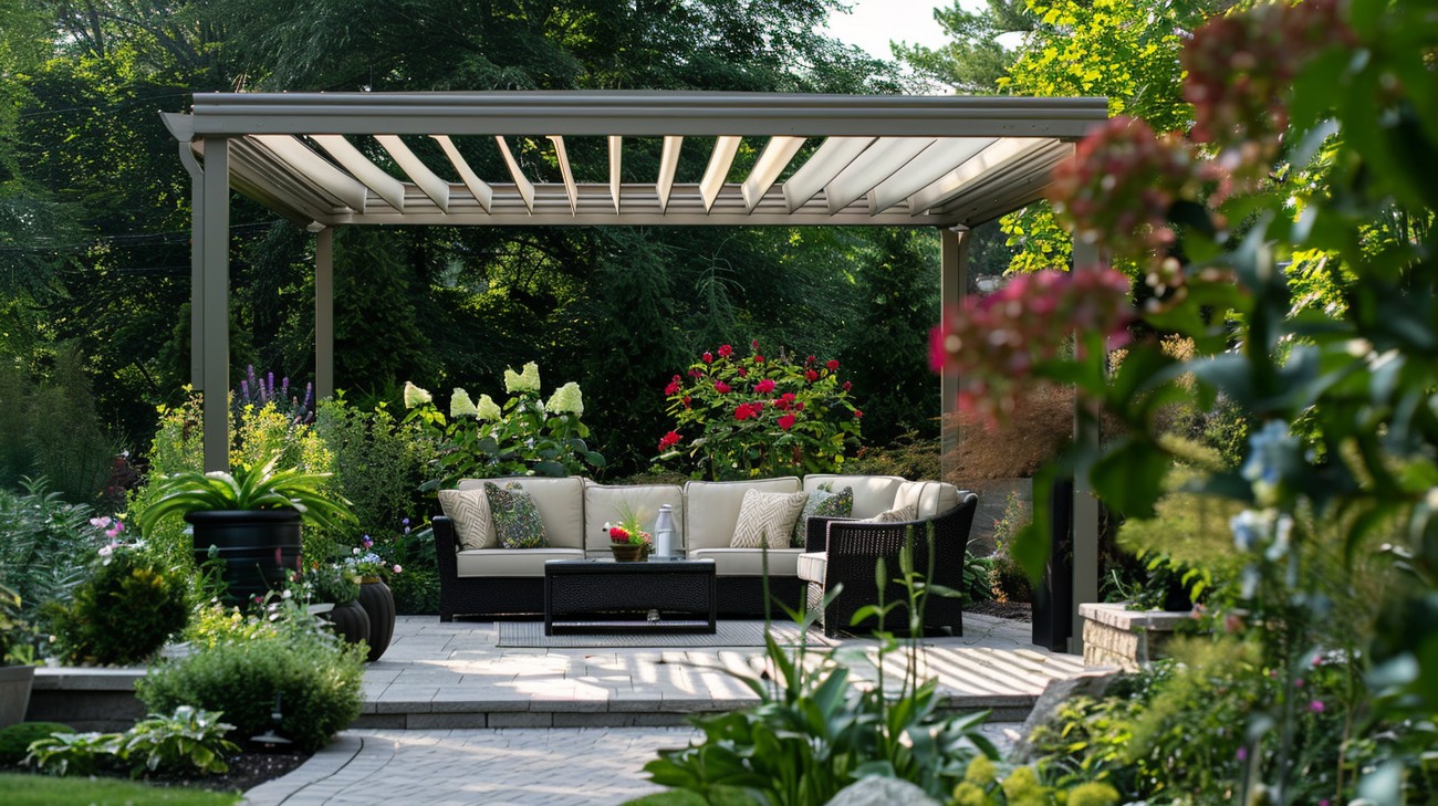 louvered pergola near you