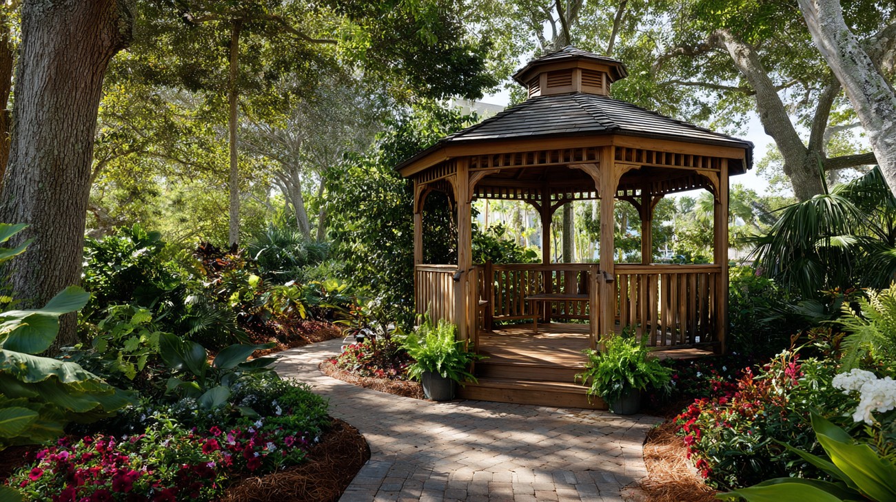 wood gazebos near you