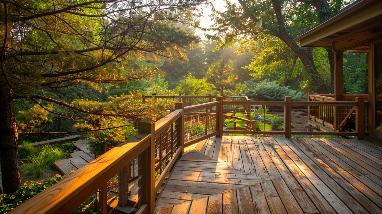 best Deck railing height