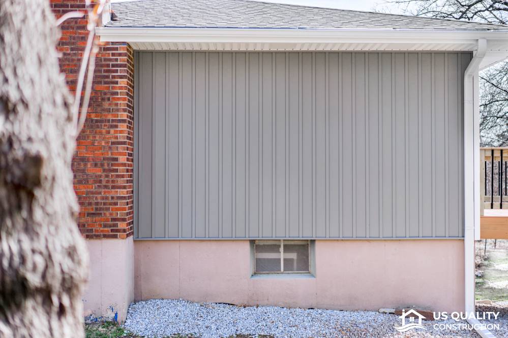 Siding, Concrete Patio & Composite Deck