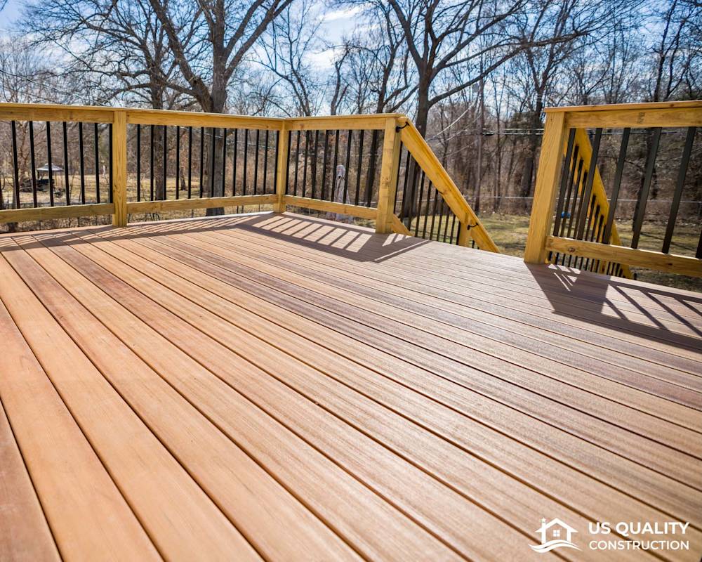 Siding, Concrete Patio & Composite Deck