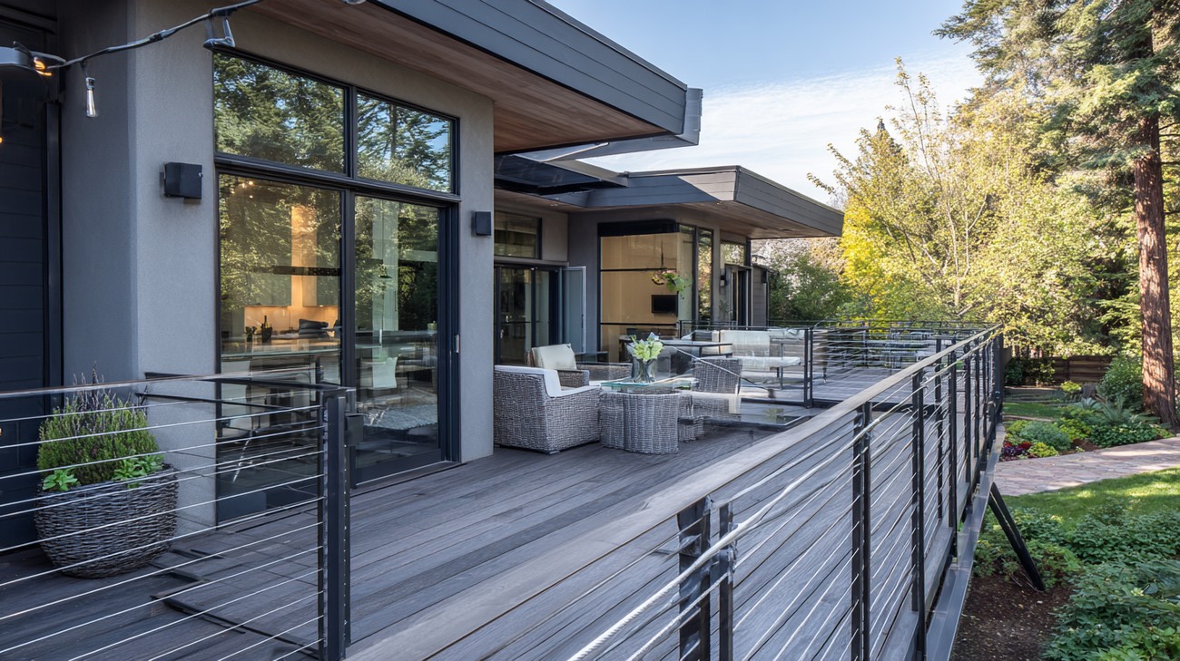 best metal deck railing