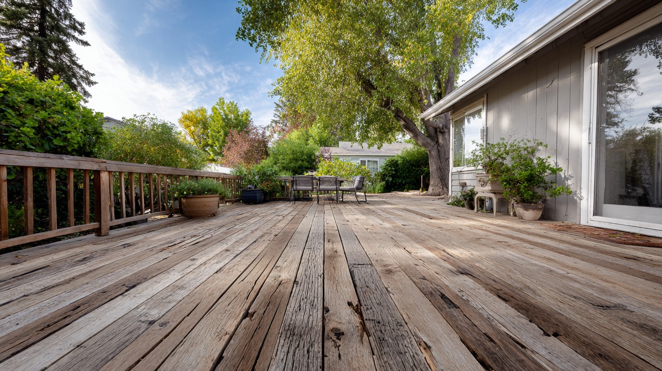 when to replace a deck photo