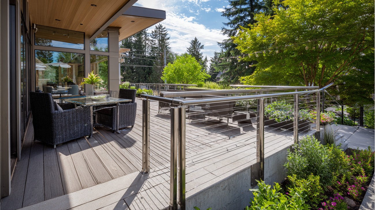 metal deck railing photo