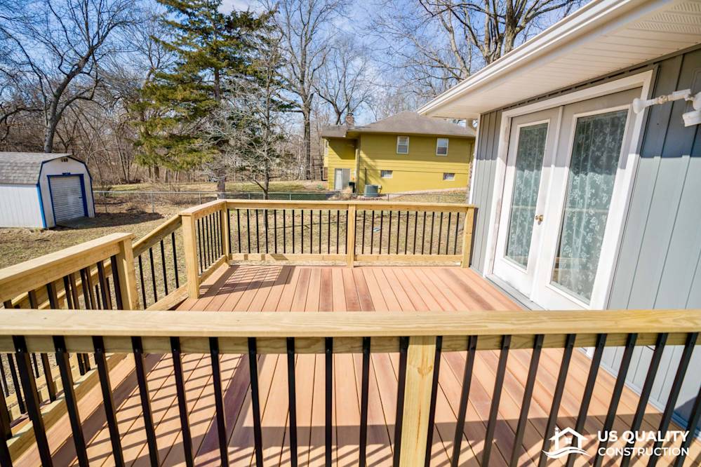 Siding, Concrete Patio & Composite Deck