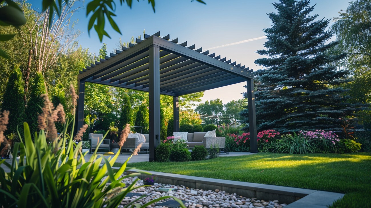 Pergola installation photo