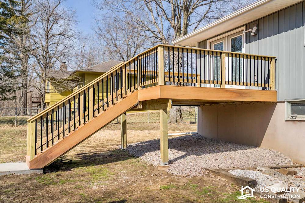 Siding, Concrete Patio & Composite Deck