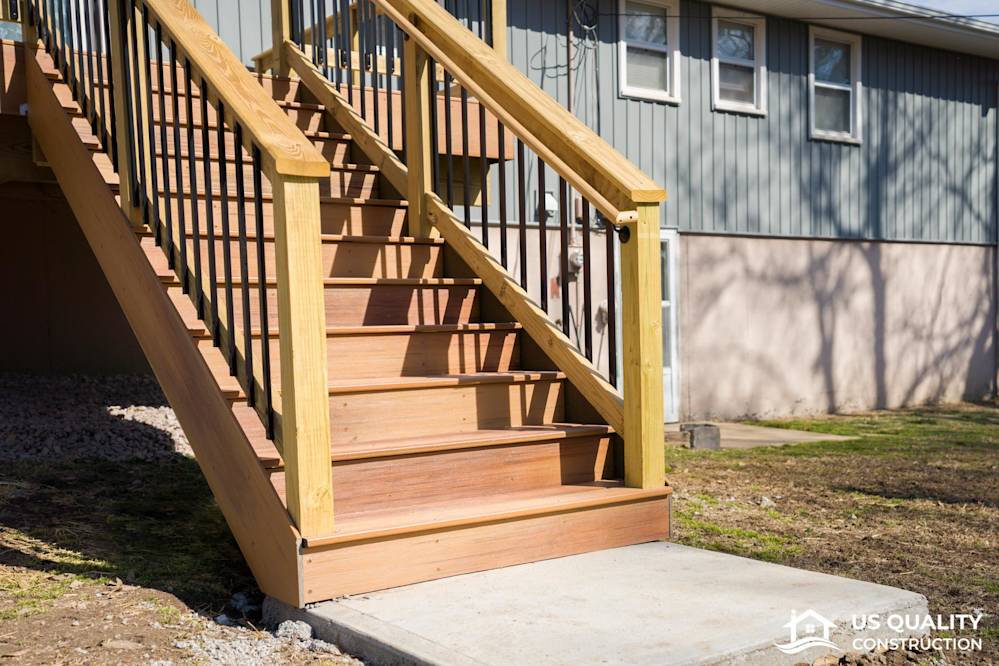 Siding, Concrete Patio & Composite Deck