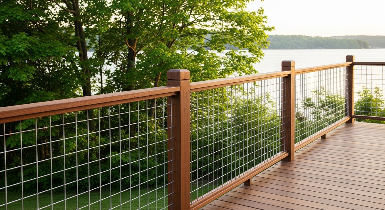 best hog wire deck railing​