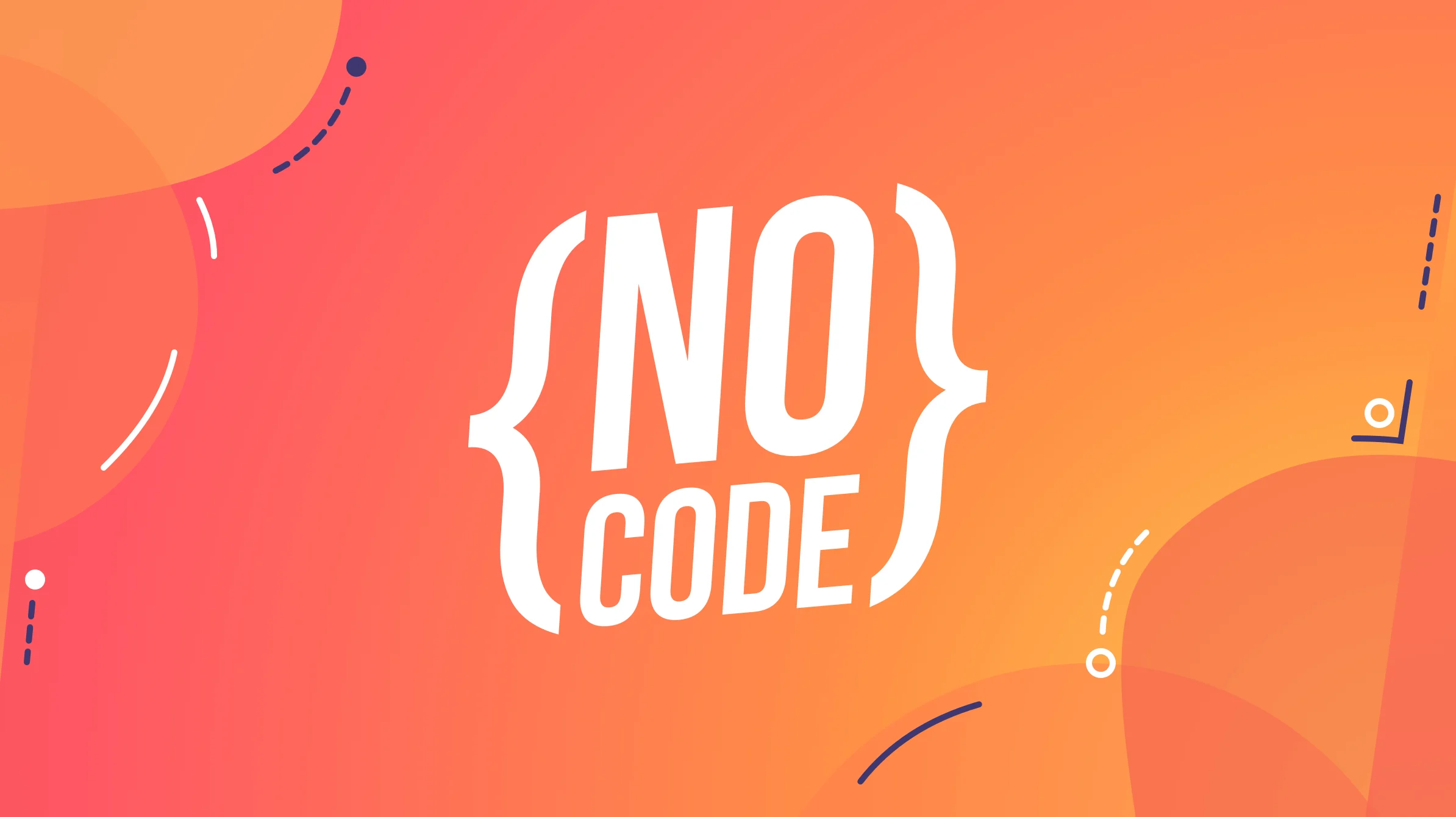 no-code blog header