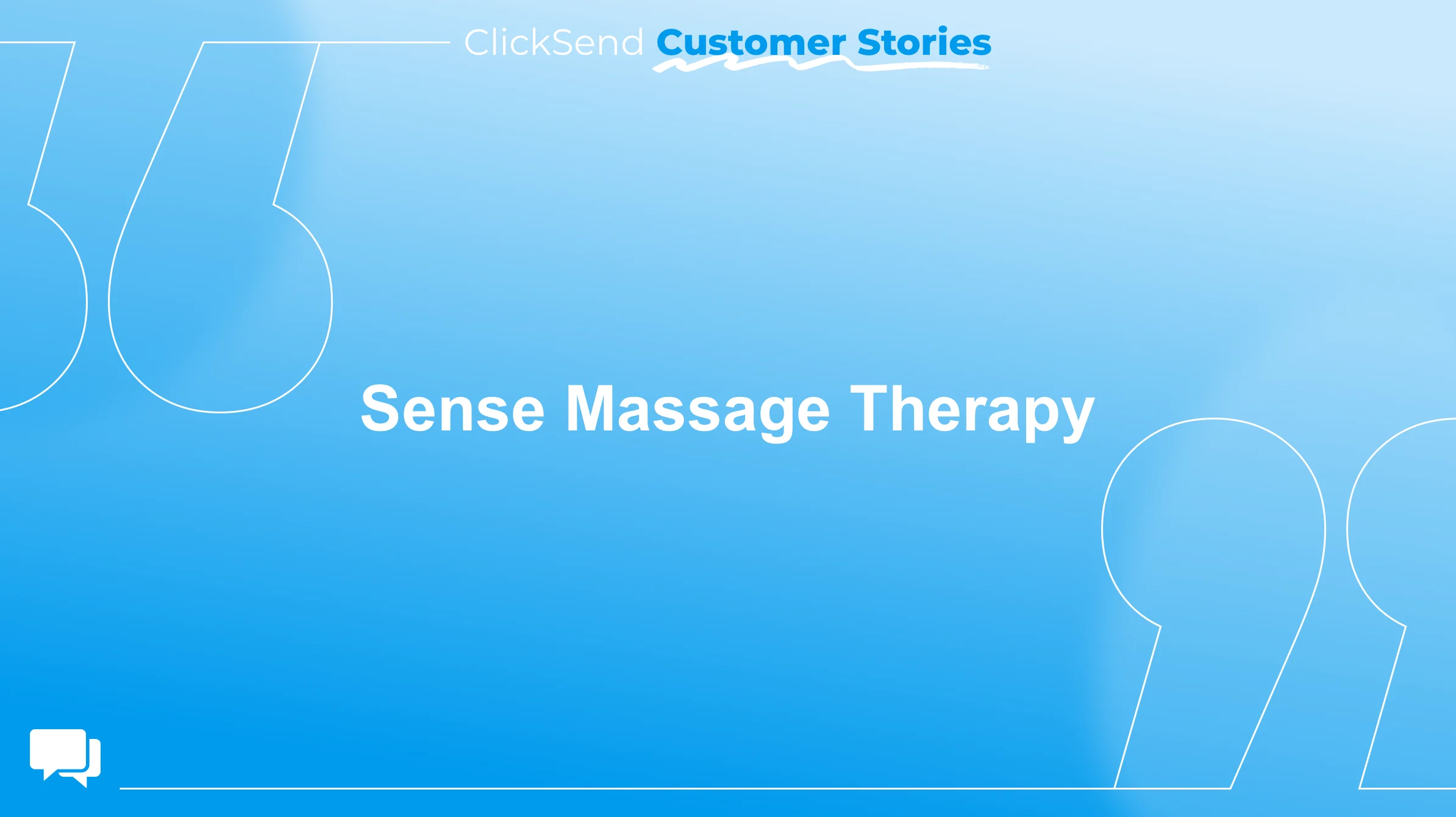 SMS software | ClickSend and Sense Massage Therapy