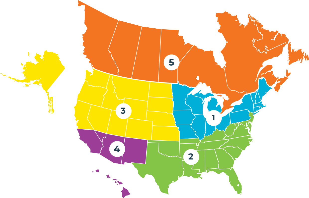 regional map