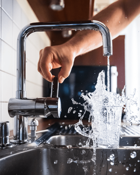 hand and faucet sink local choice