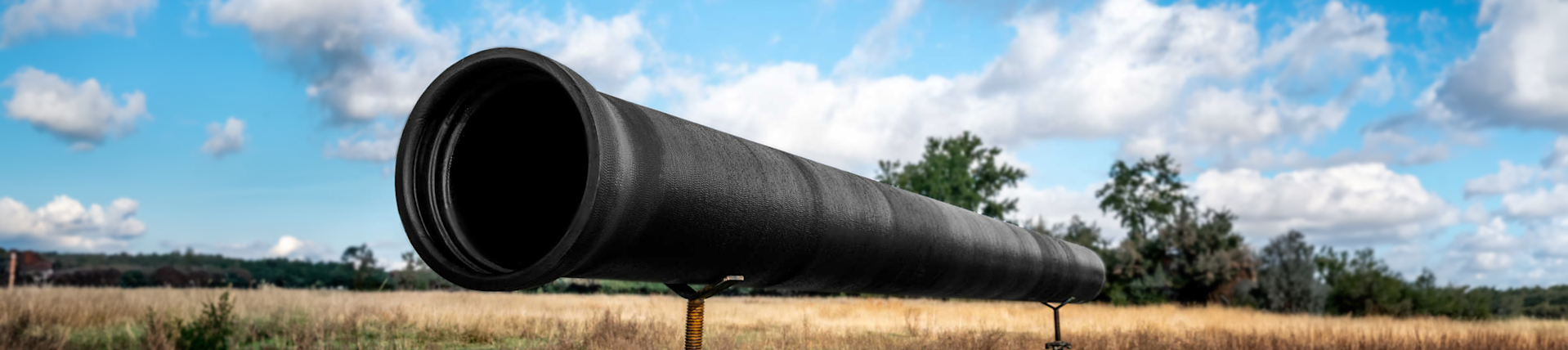 Ductile iron pipe long