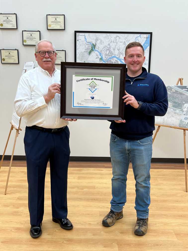 Brunswick & Topsham Water District in Topsham, ME joins Century Club