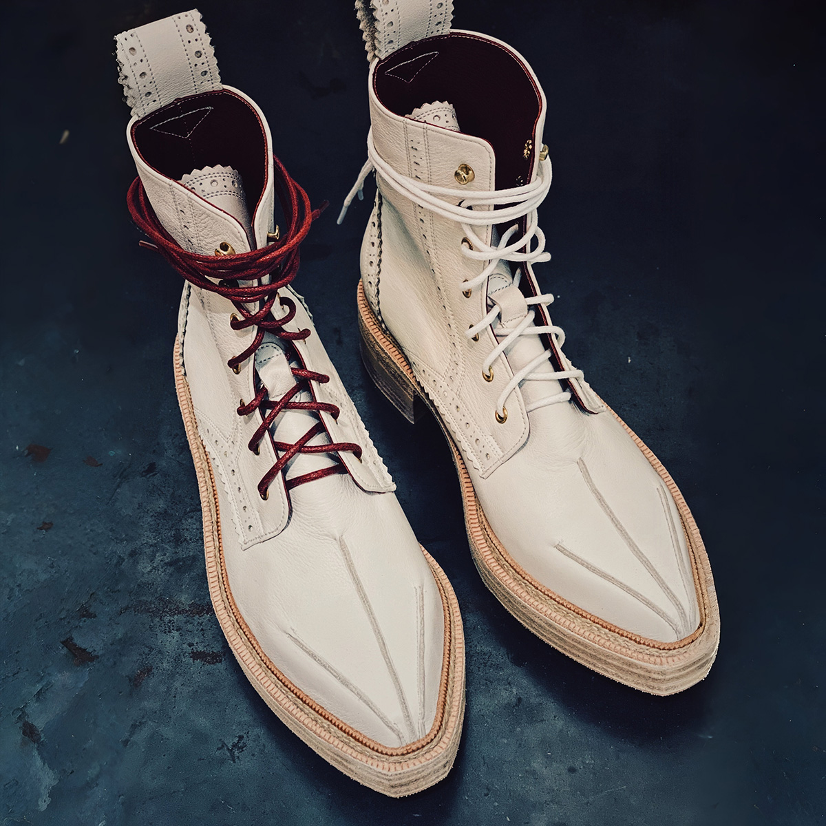 The Camargo Boots - highlight image - different laces