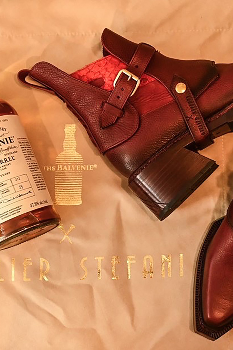 The Balvenie Boot for women - a collaboration between Atelier Stefani and The Balvenie