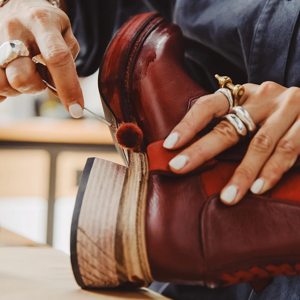 The Balvenie Boots - craftsmanship - dye and patina