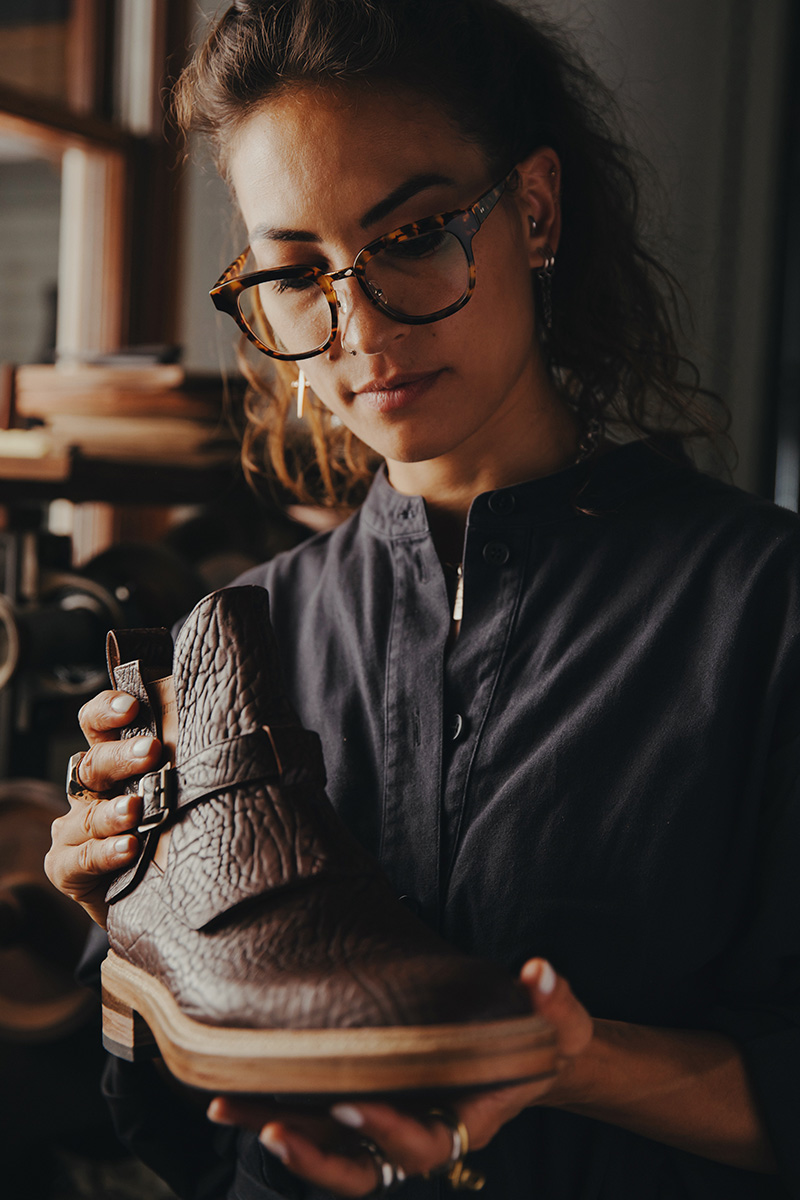 The Balvenie Boot for men in the making - artisan Stefanie