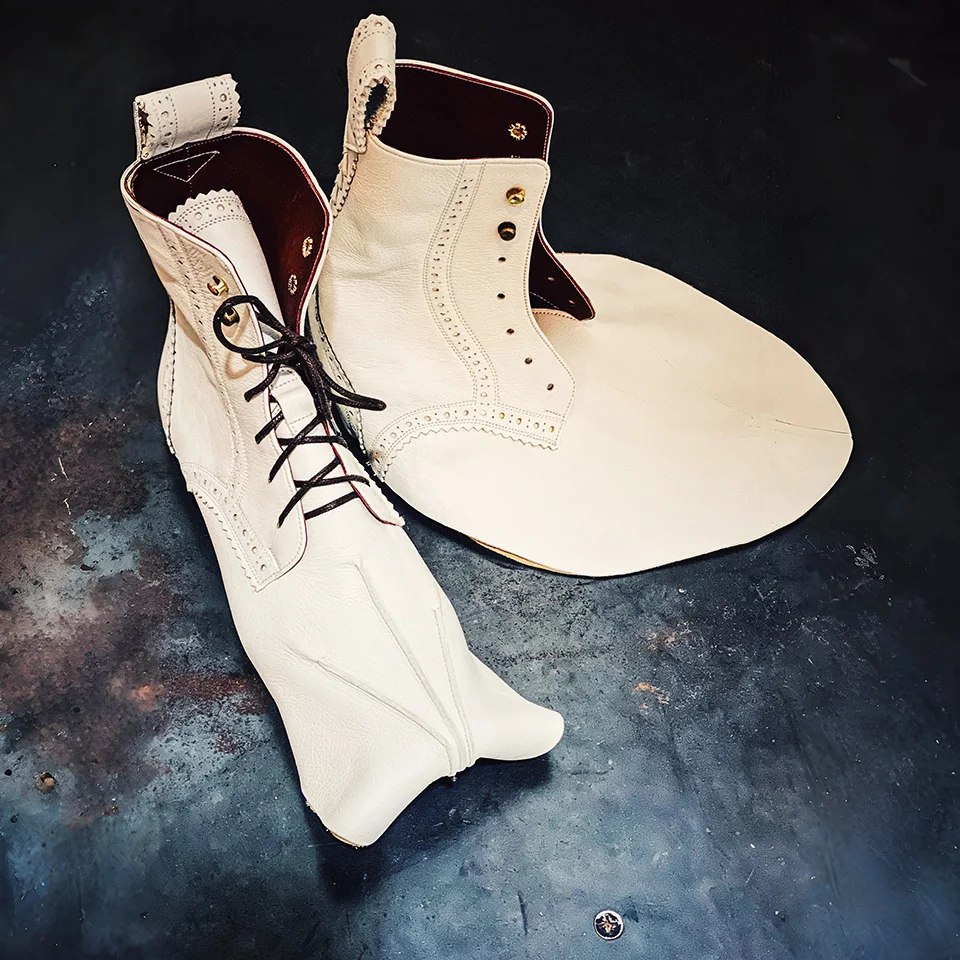 The Camargo Boots - craftsmanship - boot uppers