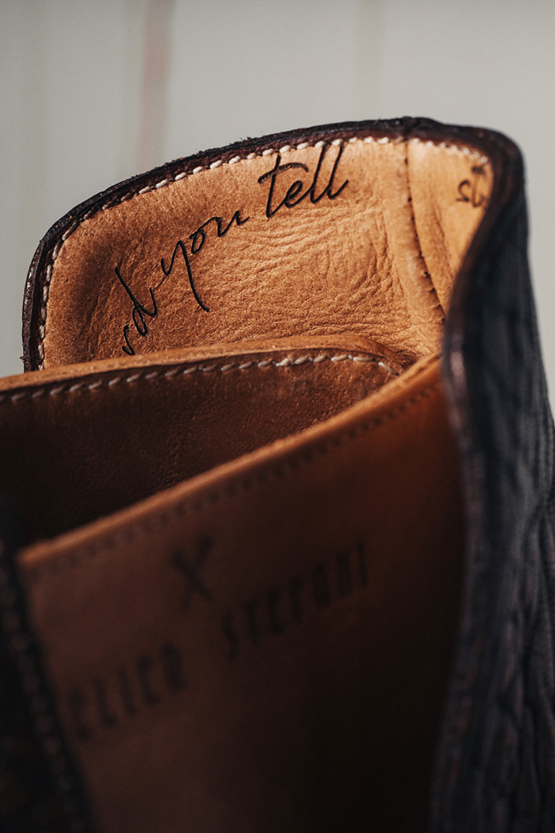 The Balvenie Boot for men - laser engravings - hidden message