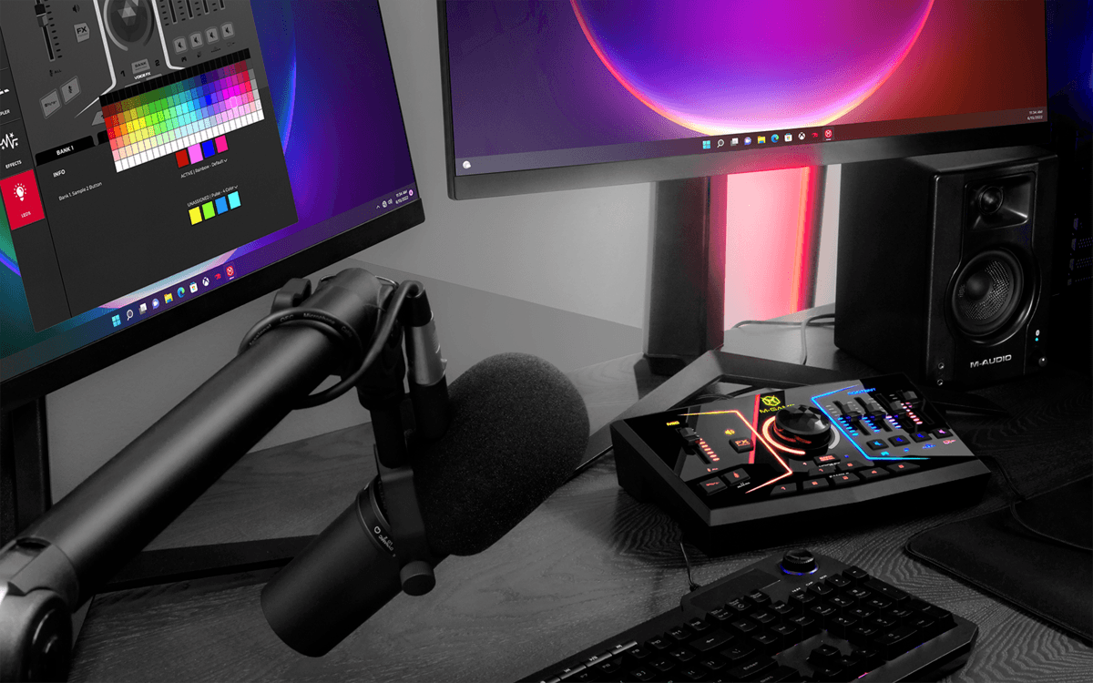 M-Audio M-Game, interfaz de audio de transmisión en vivo y software para gaming