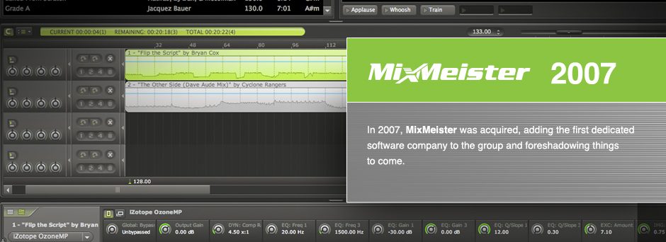 MixMeister Timeline 2007