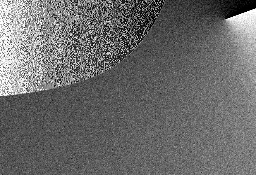 An abstract image of a greyscale gradient oval on top of a greyscale gradient background.