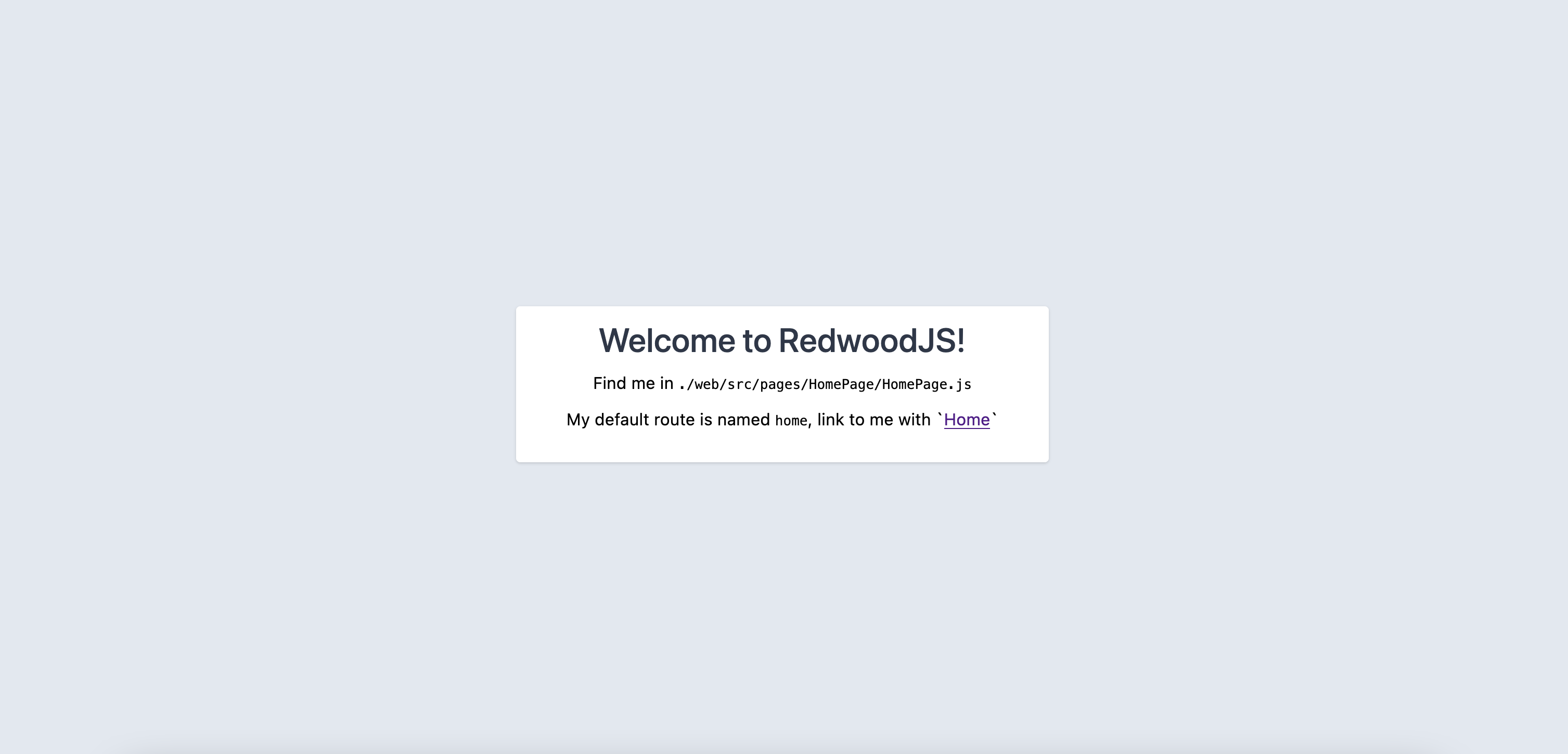 Demo of Redwood