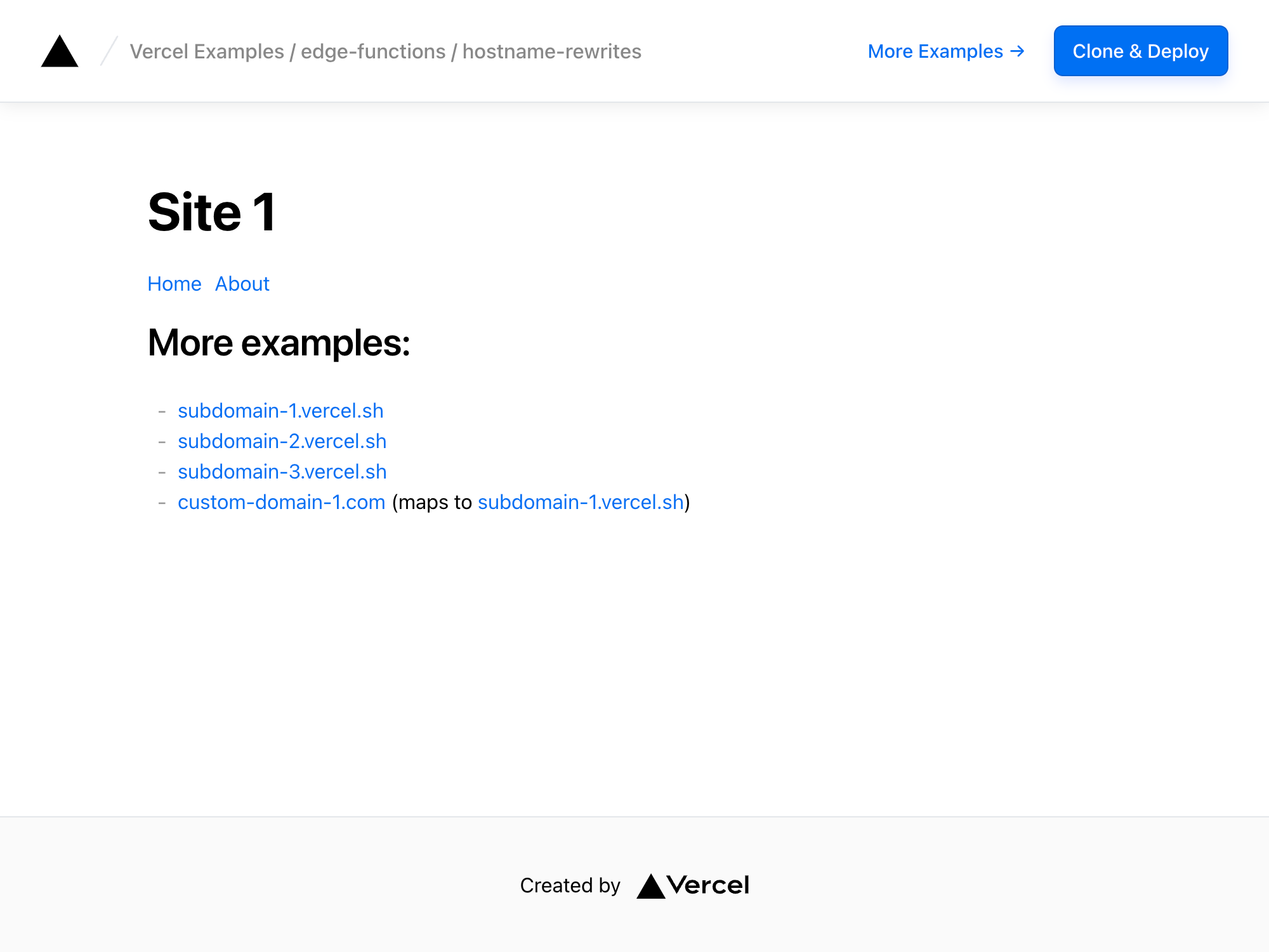 Hostname Rewrites using Edge Middleware
