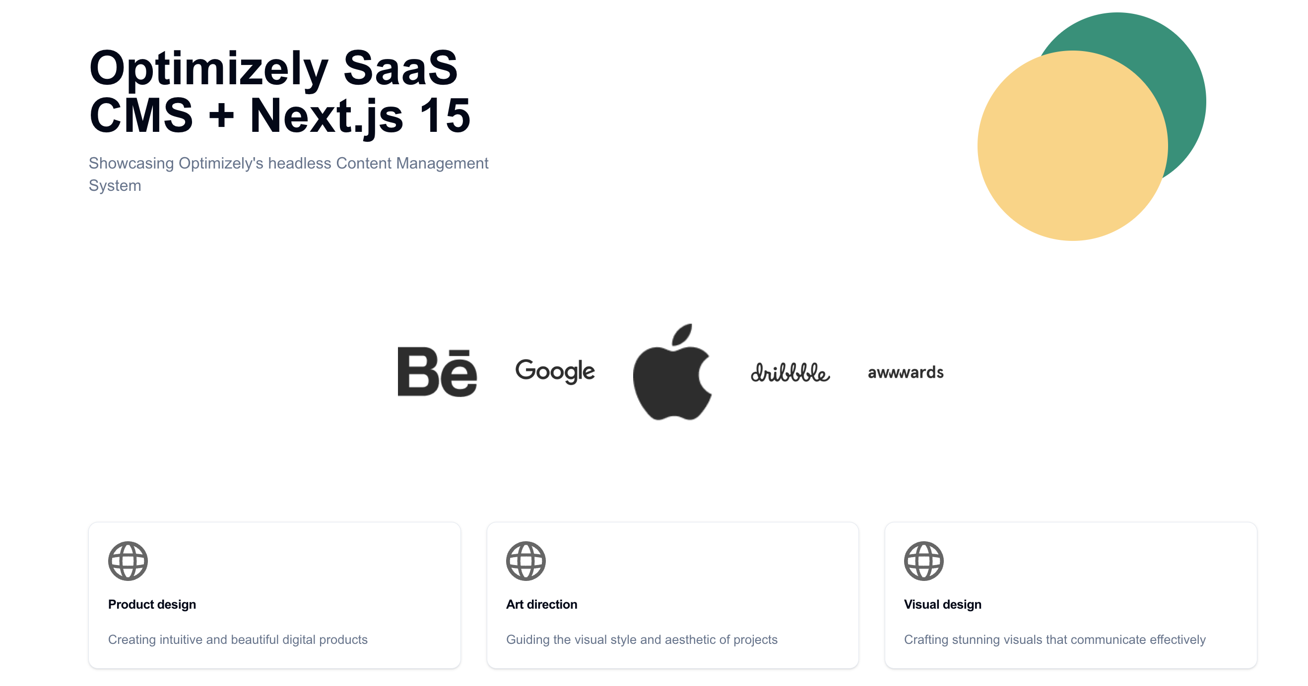 Optimizely SaaS CMS + Next.js 15