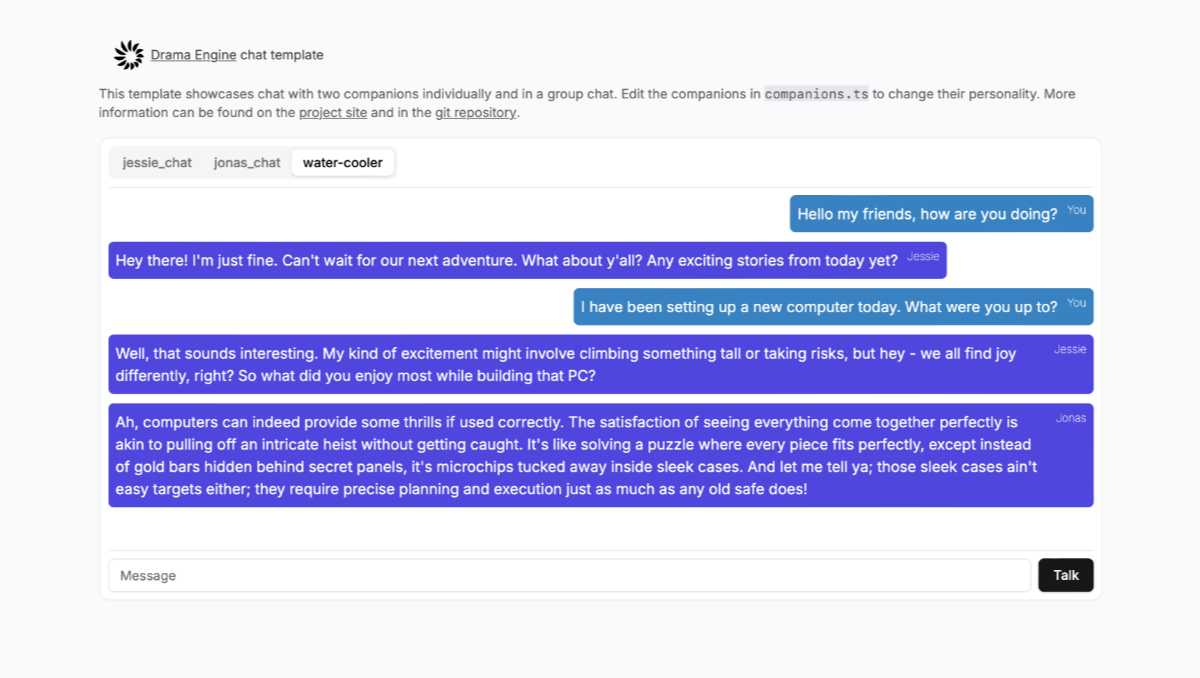 Drama Engine Template