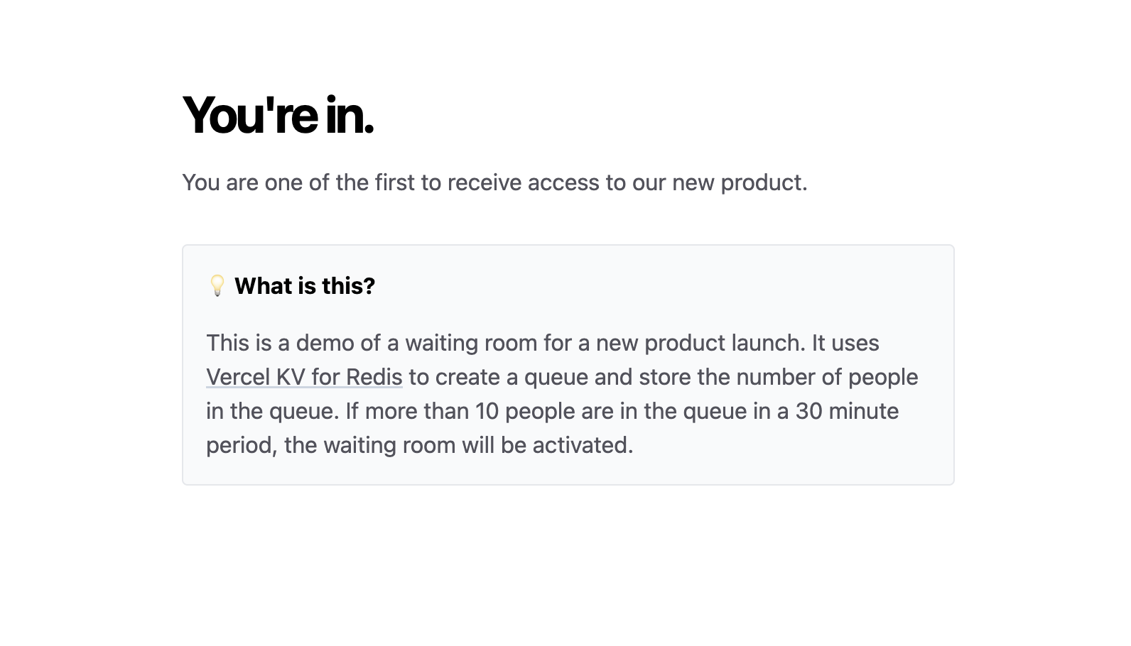 Next.js Waiting Room