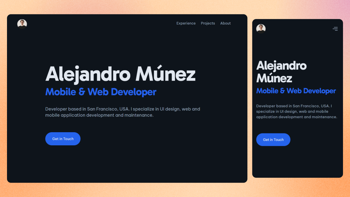 AstroZen Personal Portfolio
