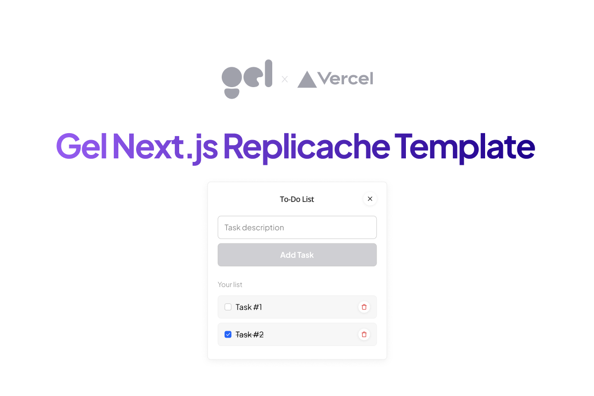 Gel with Replicache on Next.js