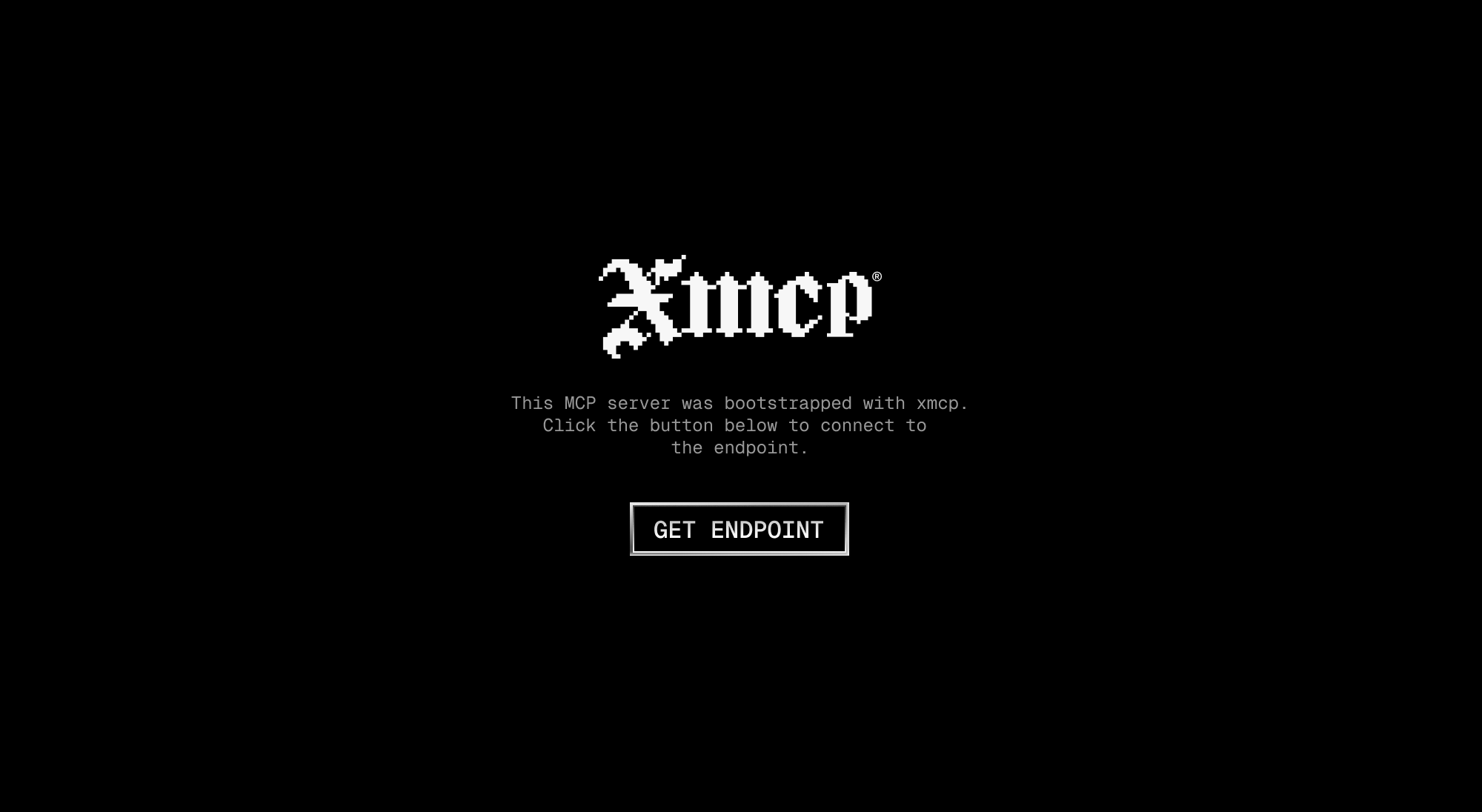 xmcp boilerplate