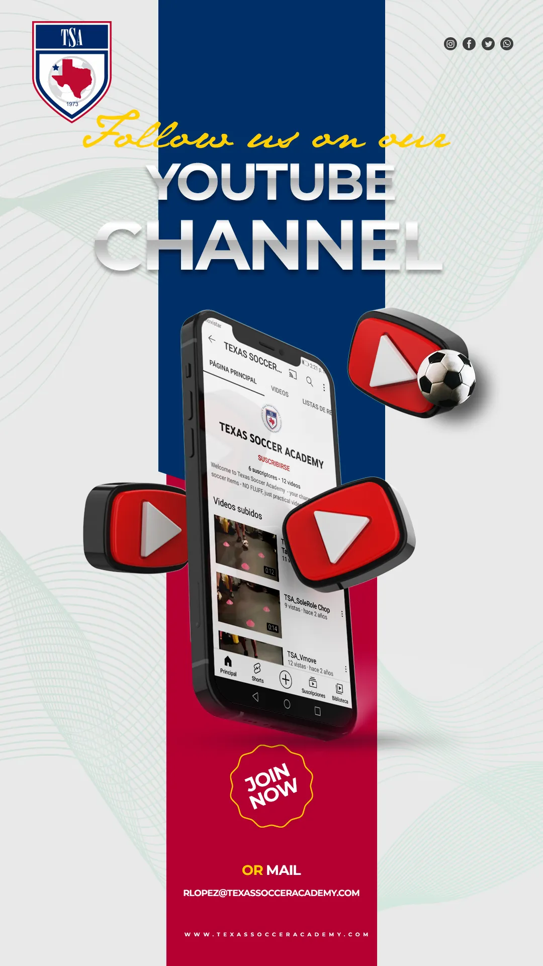 Campamentos de Texas Soccer Academy Texas Soccer Academy