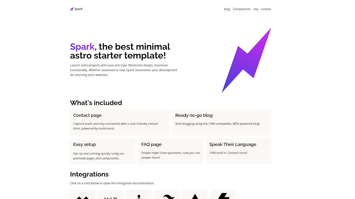 Cover Image for Aankondiging: Spark - Het Beste Minimalistische Astro-thema met Ingebouwde I18N!