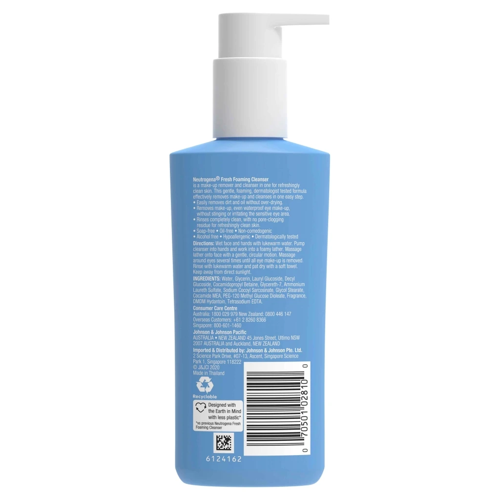 Neutrogena® Fresh Foaming Cleanser 200ml