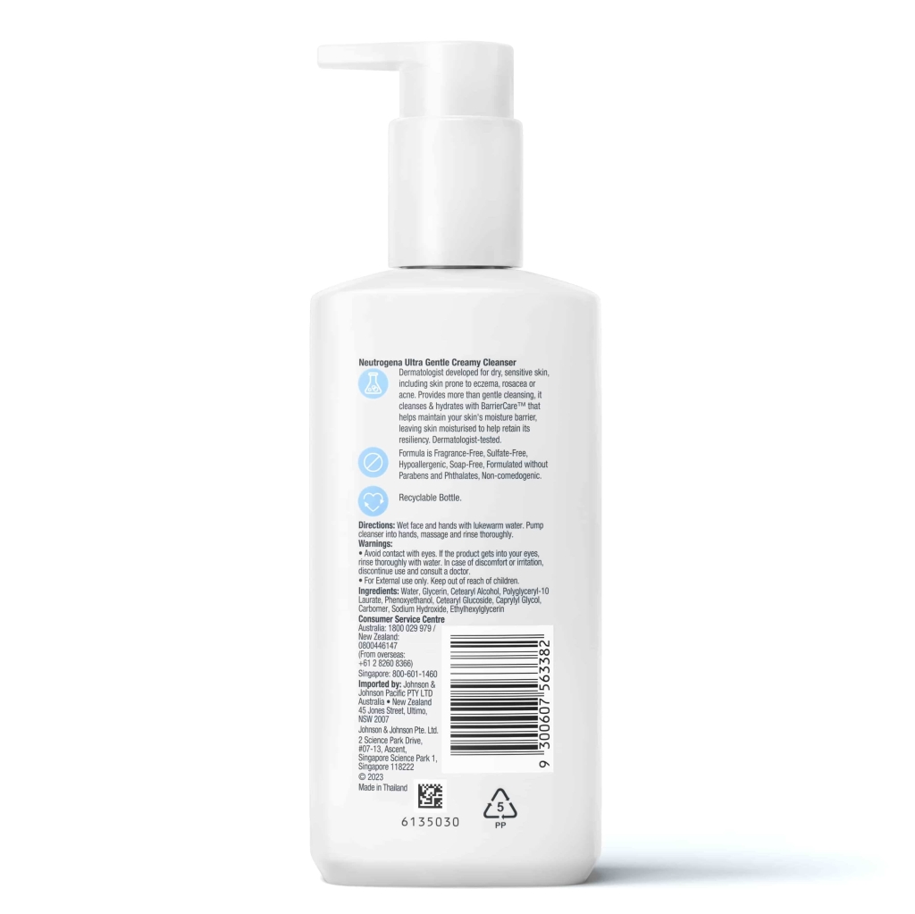 Neutrogena Ultra Gentle Creamy Cleanser 200ml image 2