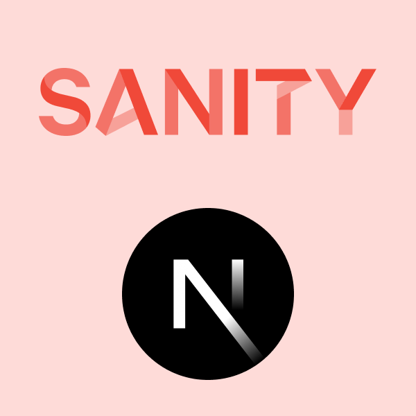 Sanity and Next.js logos