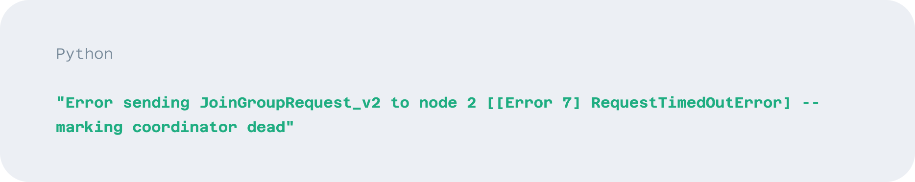RequestTimedOutError example