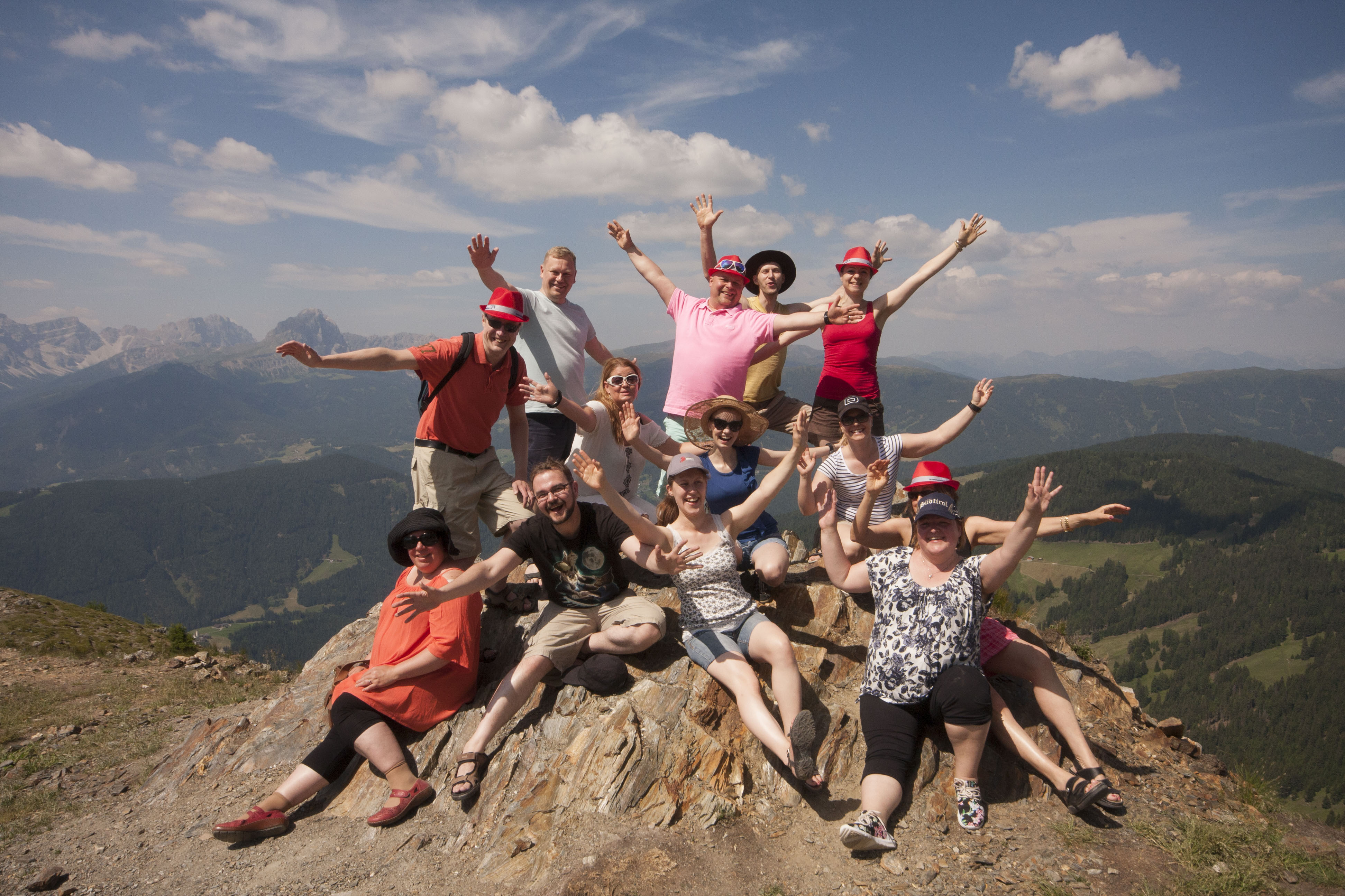 Laurus kamarikuoro vapaalla Italian Alta Pusteriassa
